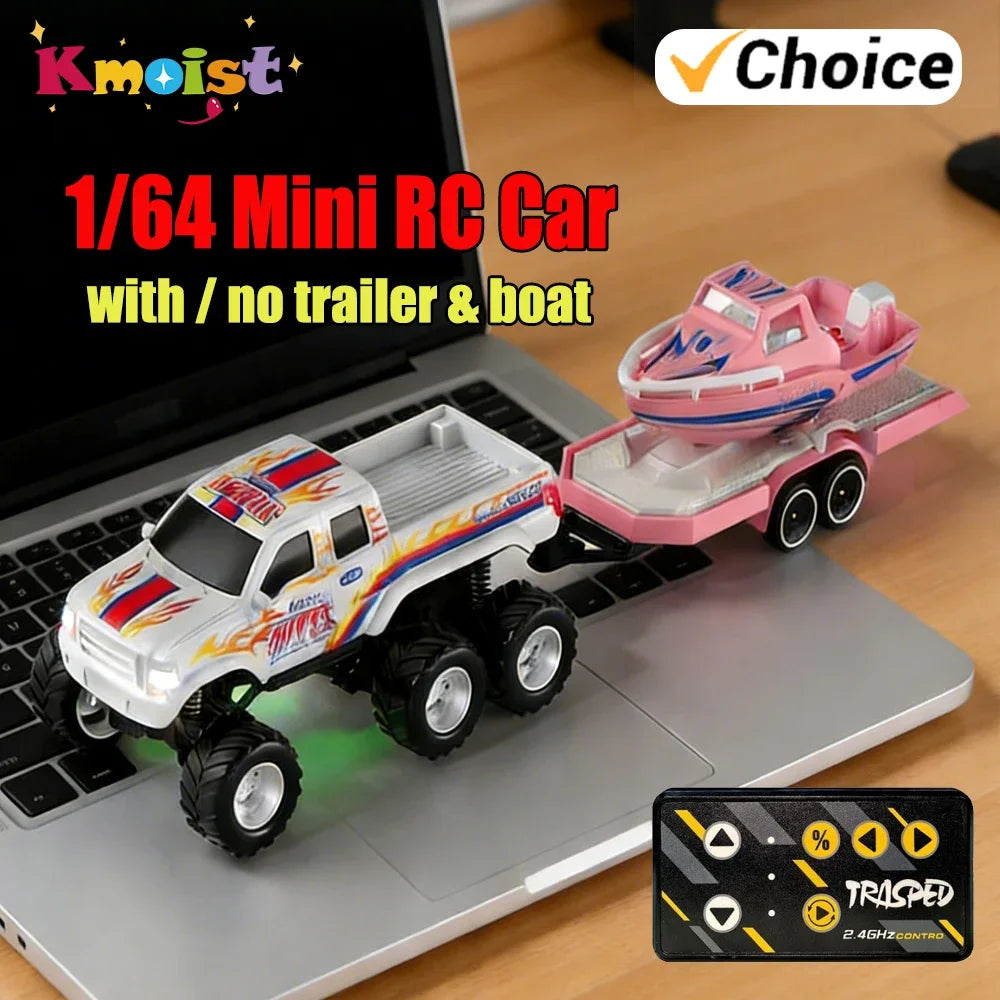 Kmoist Mini Desktop RC Car Off Road Drift Vehicle Lights