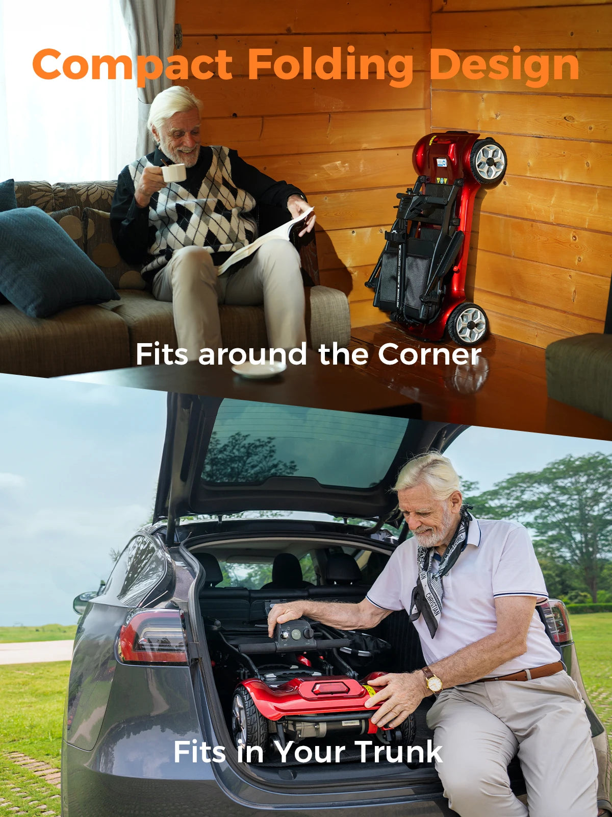 ENGWE Electric Mobility Scooter Dual Battery Folding Design