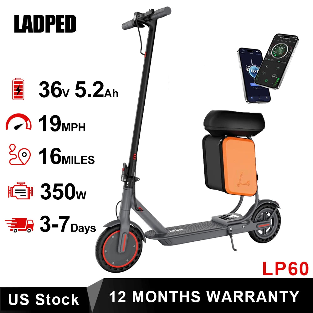 Ladped LP60 Electric Scooter 350W 19MPH
