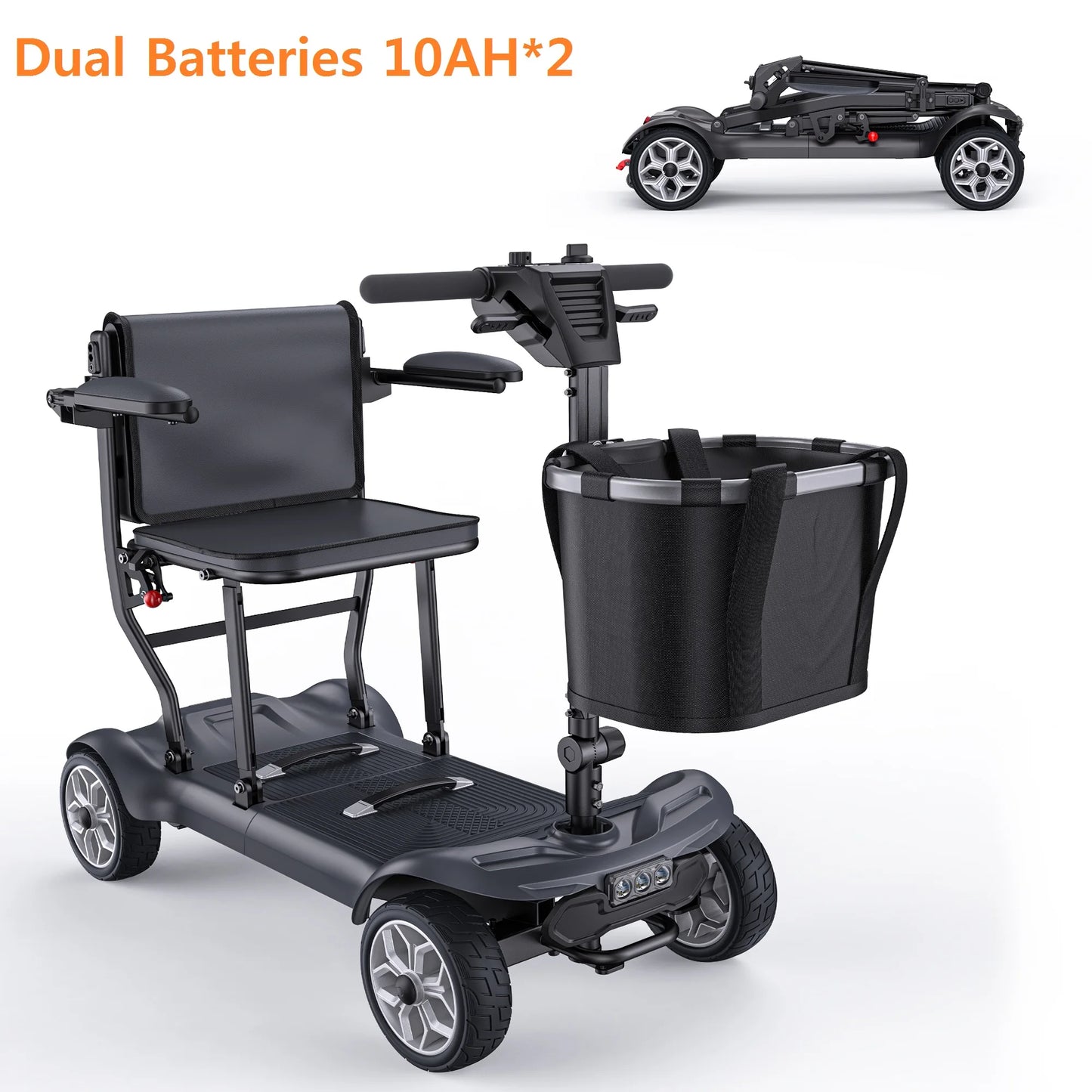 ENGWE Electric Mobility Scooter Dual Battery Folding Design