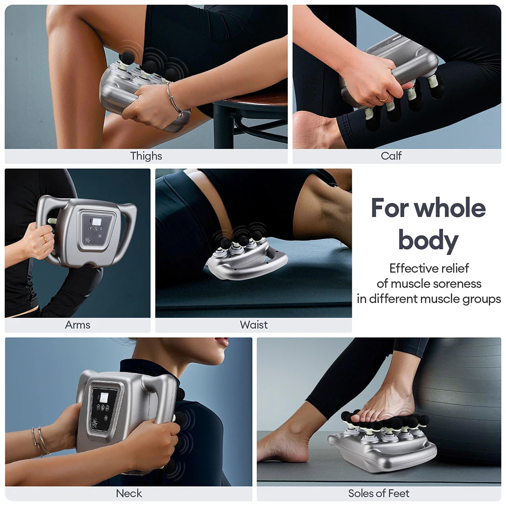 24-Head Fascia Massage Gun With 9 Modes