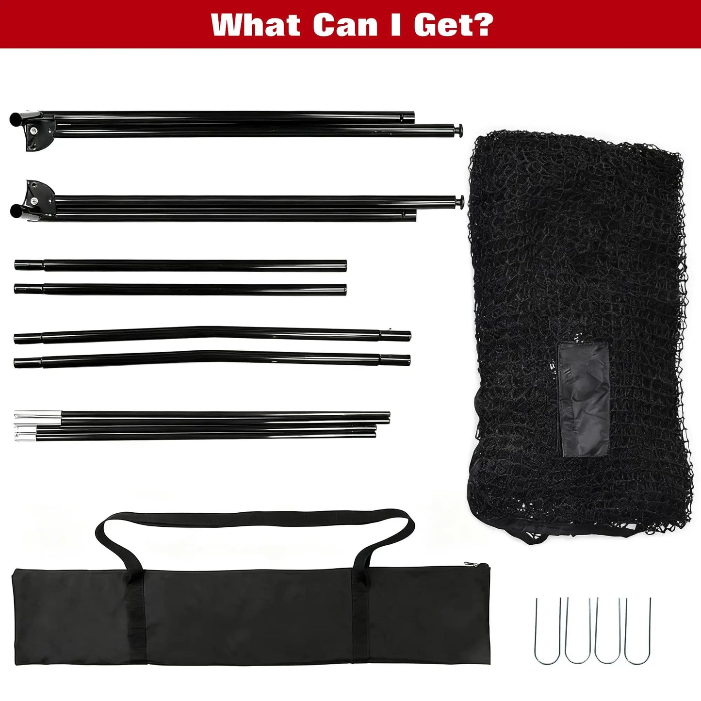 HiMISS Golf Practice Net Portable Backyard Hitting And Chipping Training