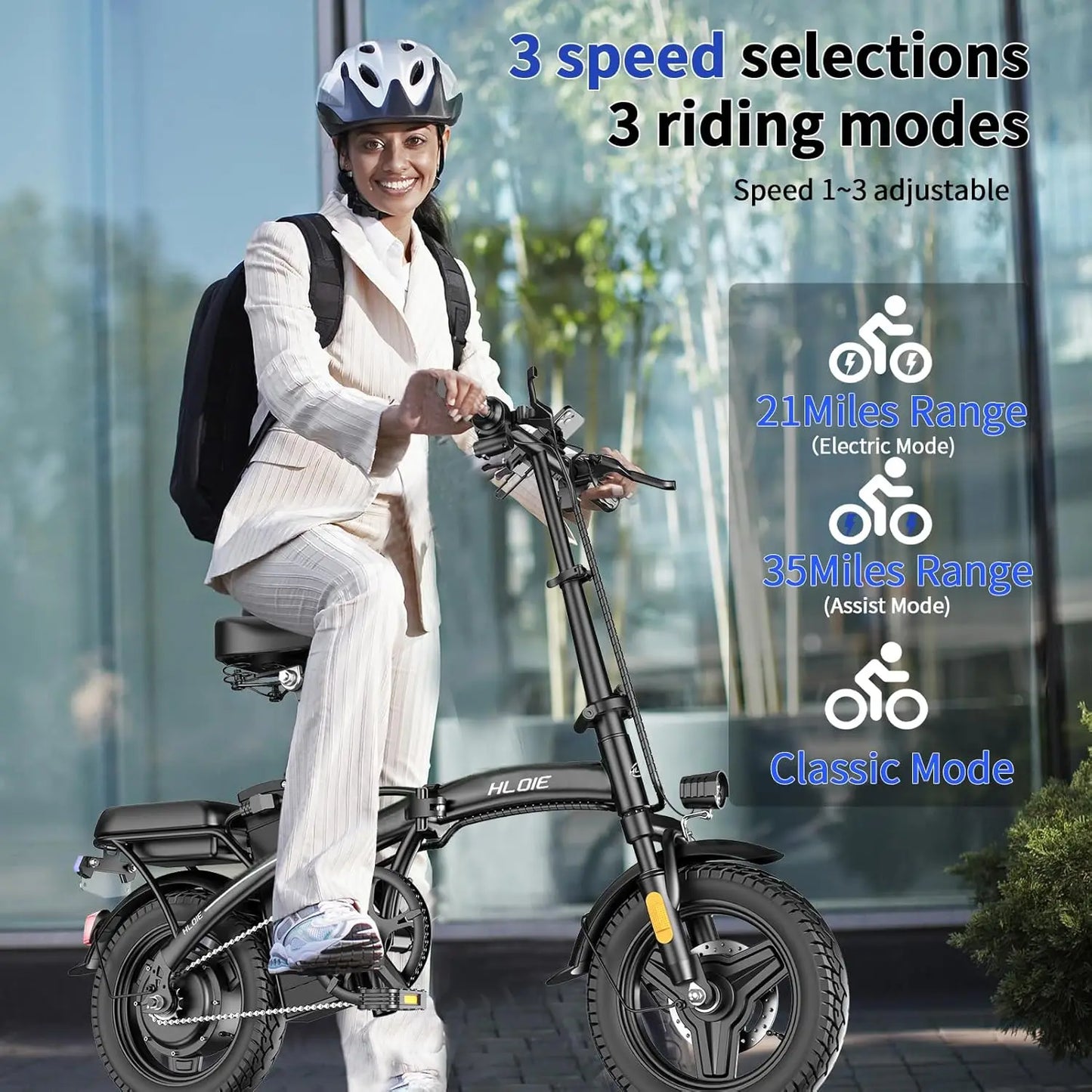 Folding Electric Bike For Adults With 500W Peak Motor