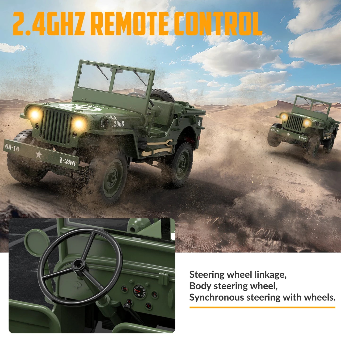 Exhobby Racent RC Crawler 1 10 Scale Off Road Willys Jeep