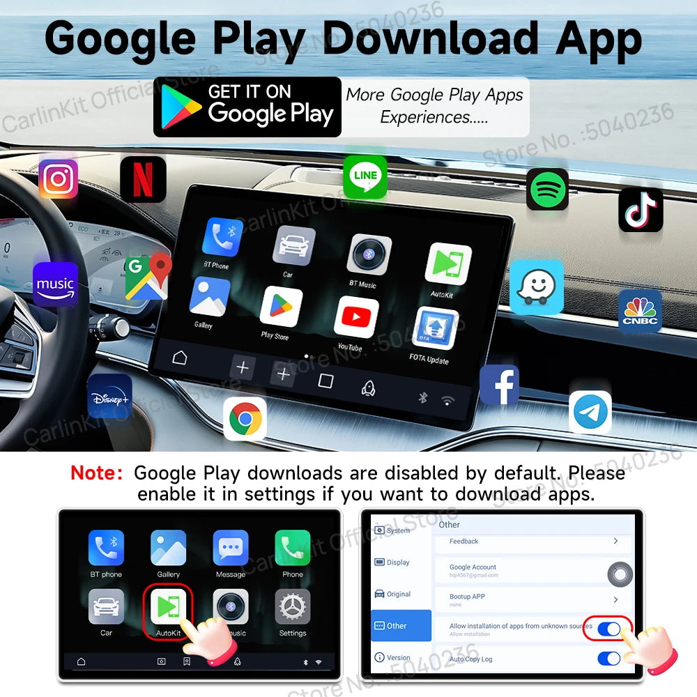 Carlinkit Android TV Box CarPlay AI Box Auto Connect