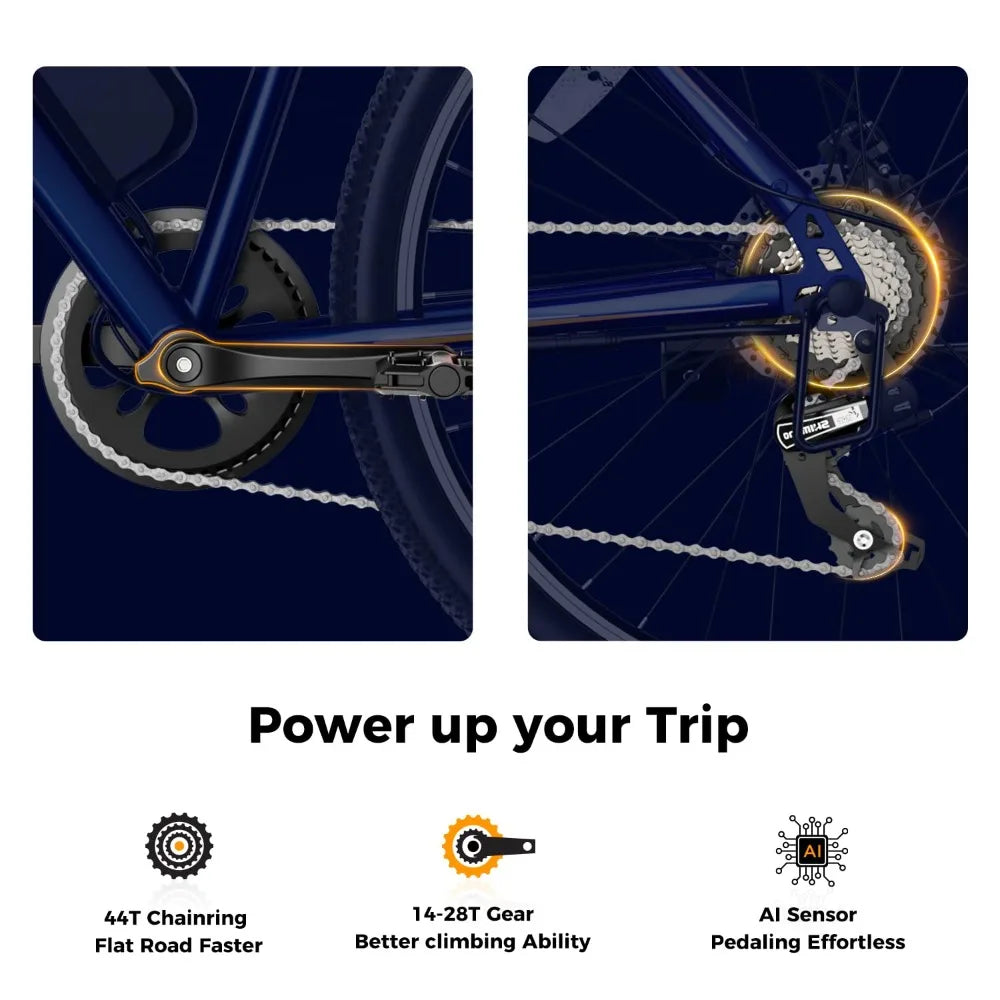 Electric Mountain Bike 1000W With Removable Battery