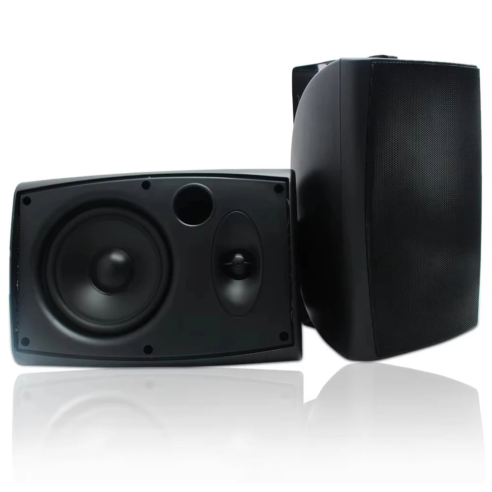 Herdio Outdoor Bluetooth Two Way Wall Mount Speakers Pair