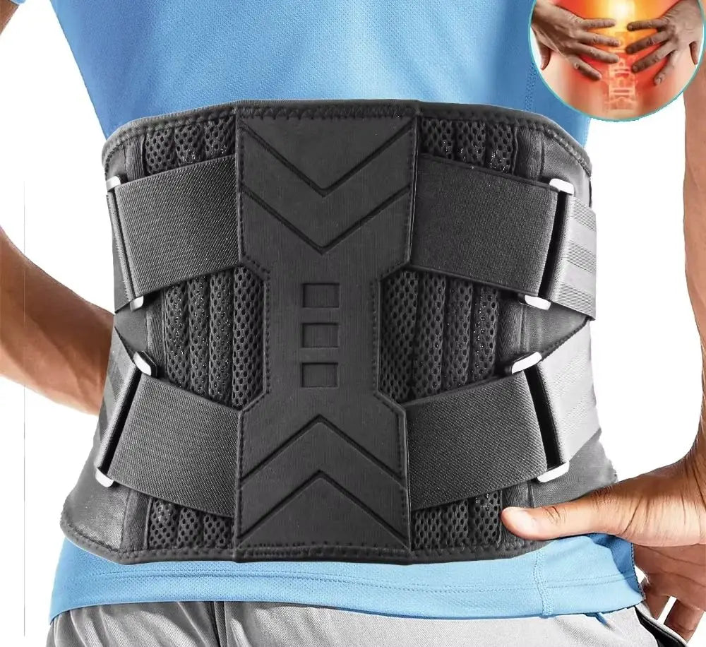 Lumbar Back Support Belt For Lower Back Pain Relief And Herniated Discs