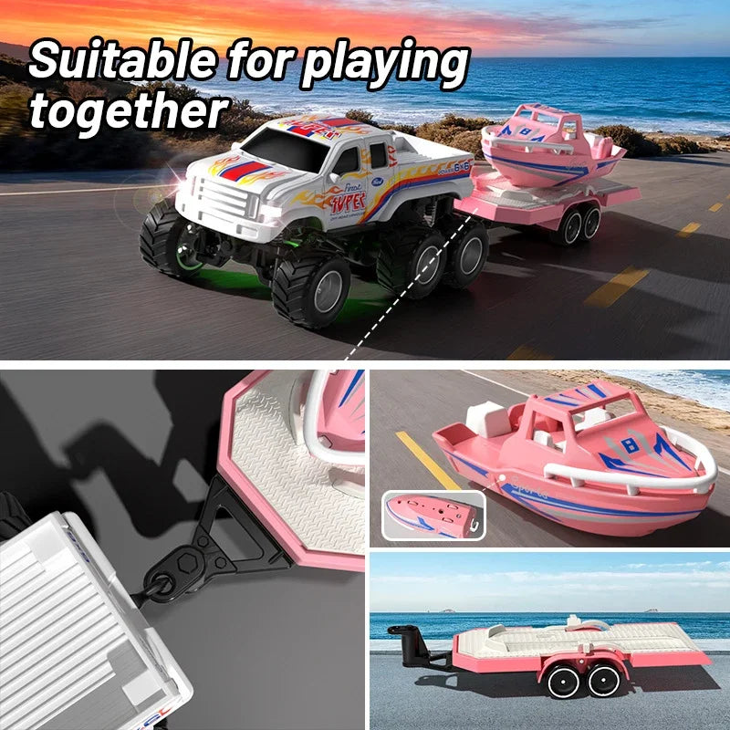 Kmoist Mini Desktop RC Car Off Road Drift Vehicle Lights