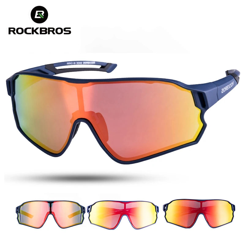 ROCKBROS Polarized Cycling Sunglasses UV400 Protection Unisex Eyewear