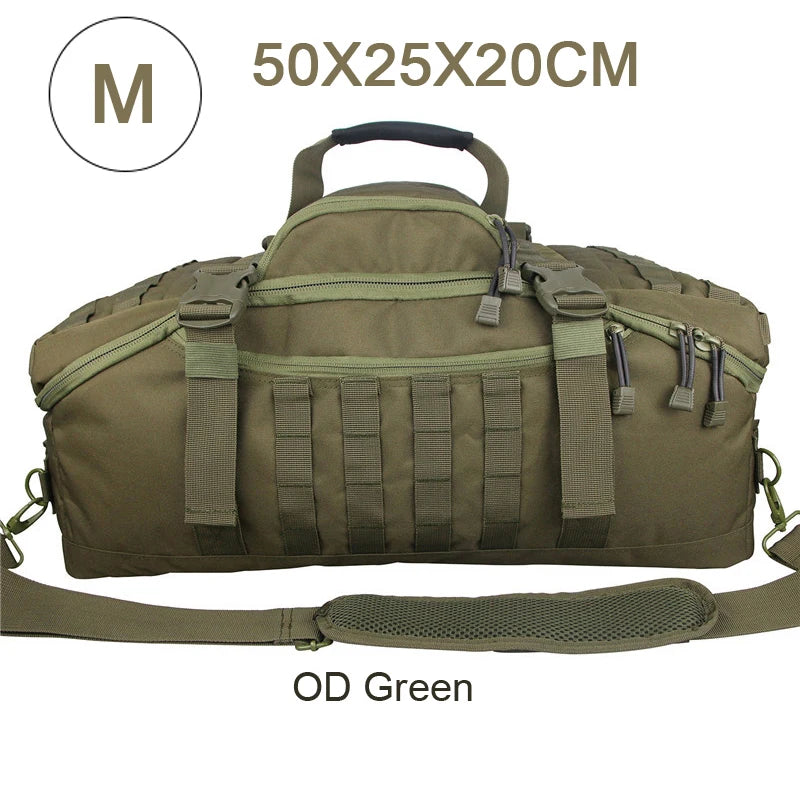LQARMY Outdoor Molle Tactical Backpack for Hiking and Travel