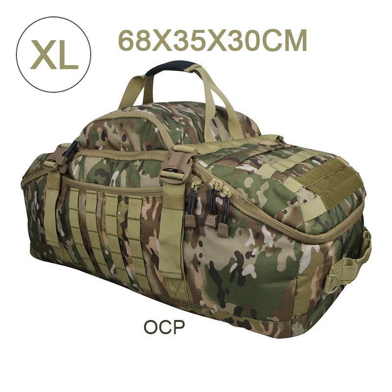 LQARMY Outdoor Molle Tactical Backpack for Hiking and Travel